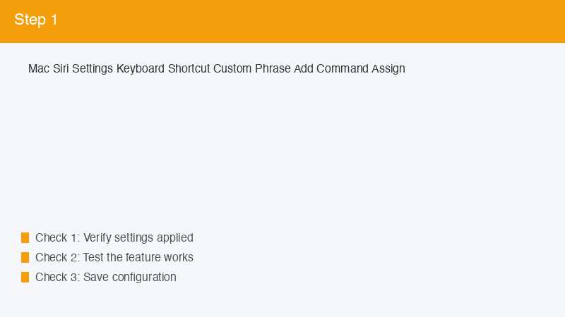 Mac Siri Settings Keyboard Shortcut Custom Phrase Add Command Assign
