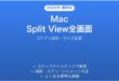 MacのSplit Viewで2アプリを並列表示する方法完全ガイド