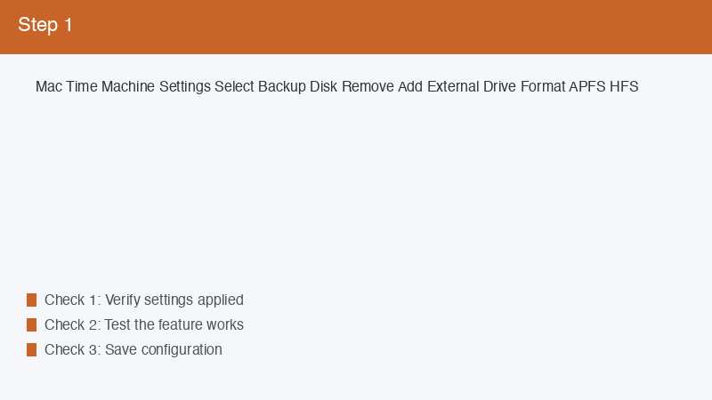 Mac Time Machine Settings Select Backup Disk Remove Add External Drive Format AP