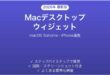 Macのデスクトップウィジェットを追加・カスタマイズする完全ガイド
