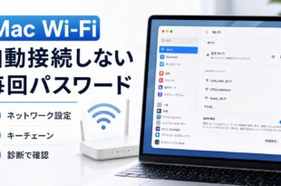 MacのWi-Fiが自動接続しない時の確認ポイント