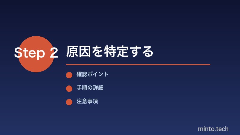 ディスプレイ設定確認手順