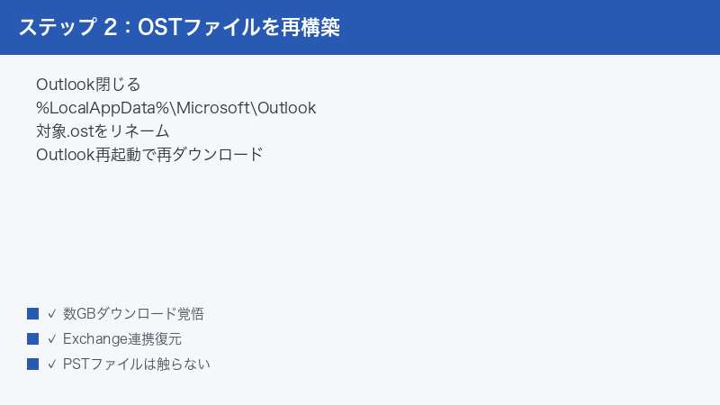 Outlook OST Local AppData Microsoft Folder Rename Restart Re-Download