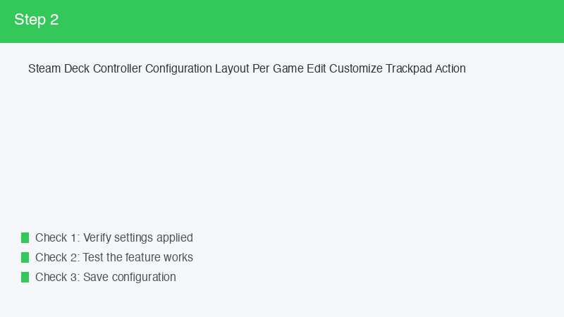 Steam Deck Controller Configuration Layout Per Game Edit Customize Trackpad Acti