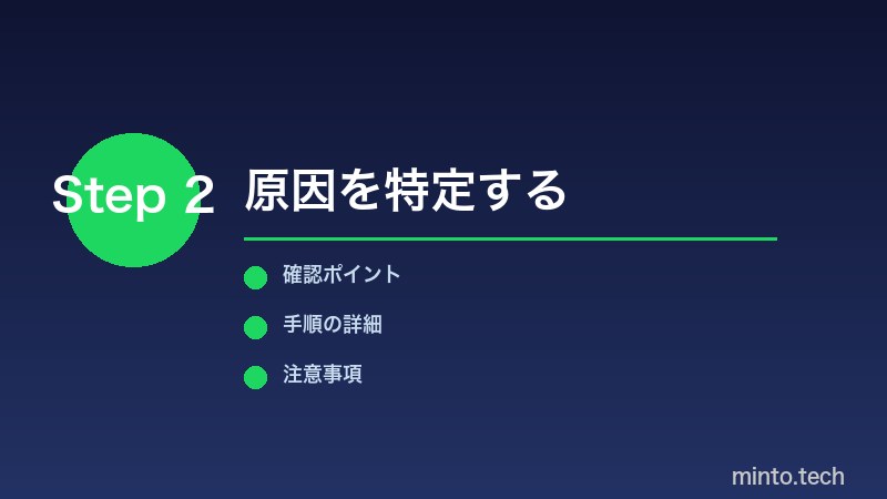 ストレージ確認手順