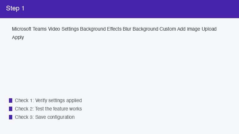 Microsoft Teams Video Settings Background Effects Blur Background Custom Add Ima