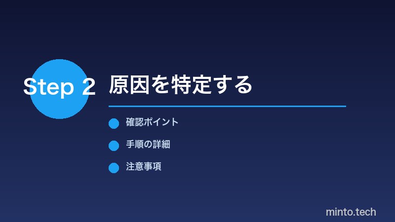プッシュ通知確認手順