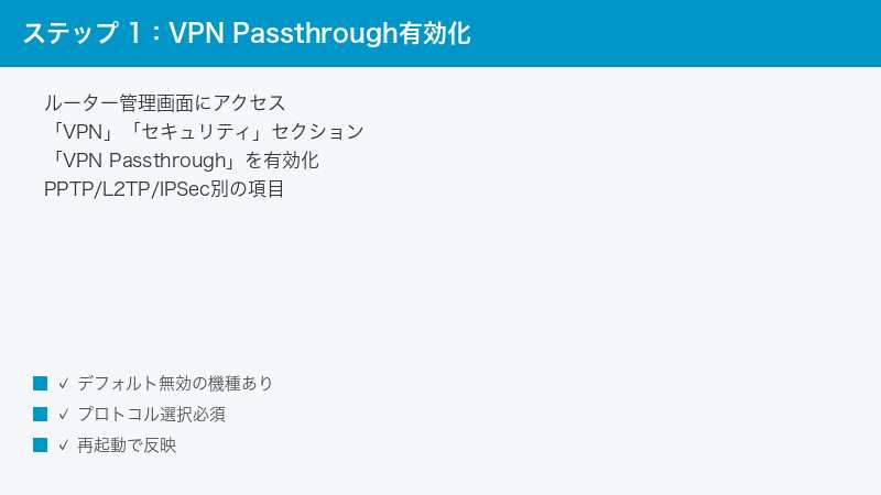 Router Admin VPN Section Passthrough PPTP L2TP IPSec Toggle Enable