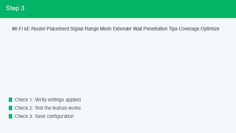 Wi-Fi 6E Router Placement Signal Range Mesh Extender Wall Penetration Tips Cover