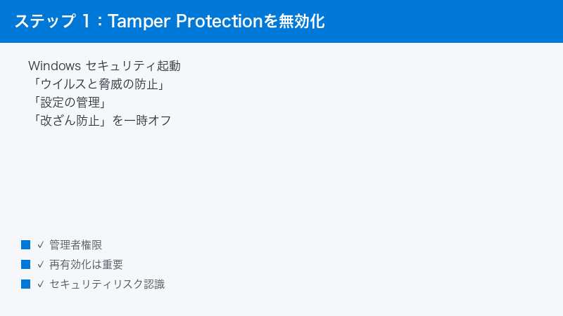 Windows Security Virus Threat Settings Manage Tamper Protection Toggle Off