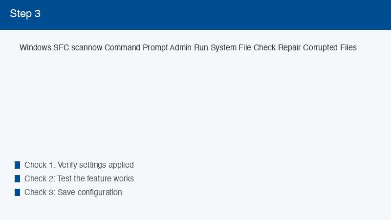 Windows SFC scannow Command Prompt Admin Run System File Check Repair Corrupted 