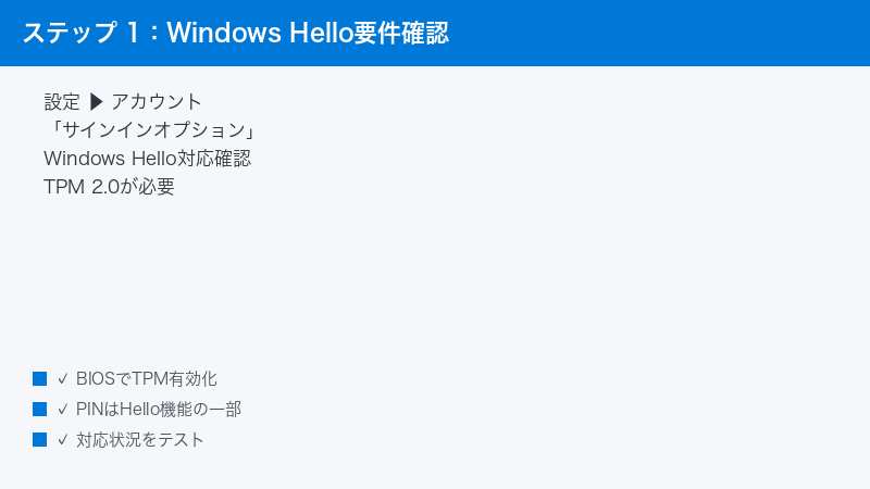 Windows Settings Accounts Sign In Options Windows Hello TPM 2.0 Verify