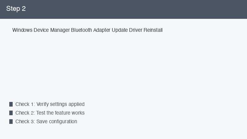 Windows Device Manager Bluetooth Adapter Update Driver Reinstall