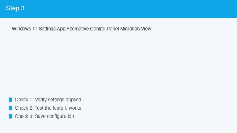 Windows 11 Settings App Alternative Control Panel Migration View