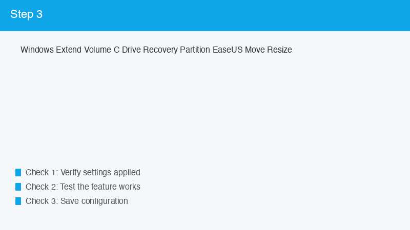 Windows Extend Volume C Drive Recovery Partition EaseUS Move Resize