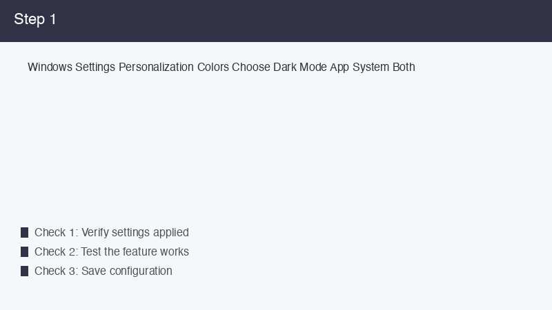 Windows Settings Personalization Colors Choose Dark Mode App System Both