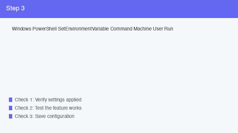 Windows PowerShell SetEnvironmentVariable Command Machine User Run