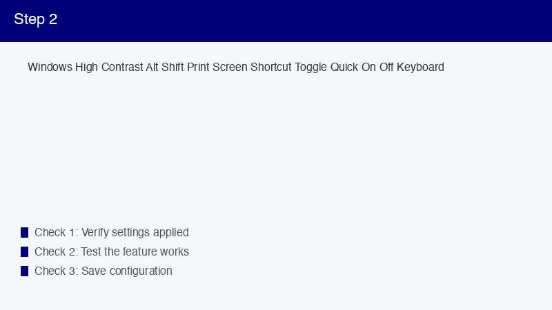 Windows High Contrast Alt Shift Print Screen Shortcut Toggle Quick On Off Keyboa