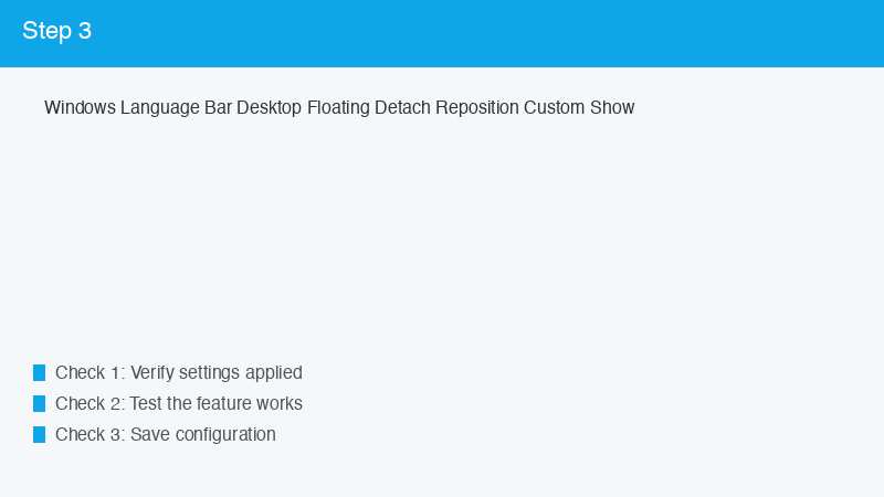 Windows Language Bar Desktop Floating Detach Reposition Custom Show