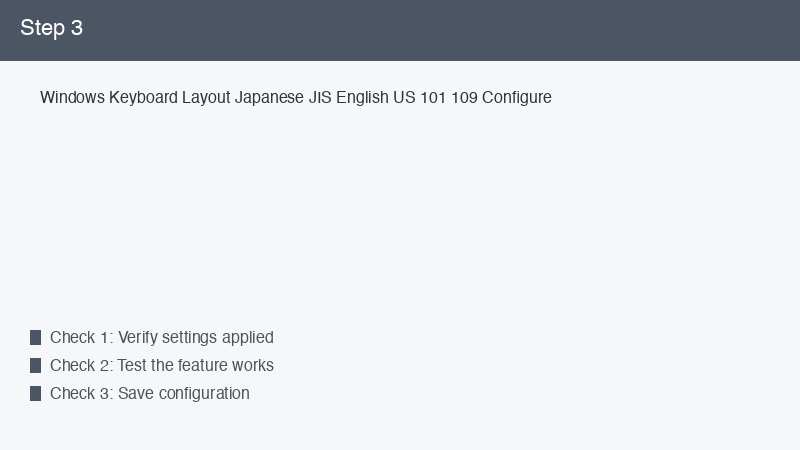Windows Keyboard Layout Japanese JIS English US 101 109 Configure