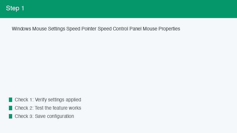 Windows Mouse Settings Speed Pointer Speed Control Panel Mouse Properties
