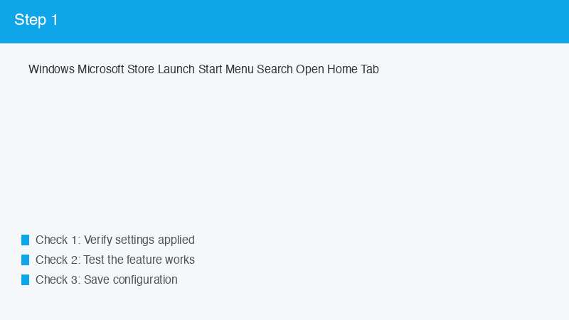 Windows Microsoft Store Launch Start Menu Search Open Home Tab