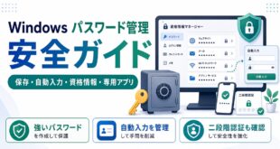 Windowsのパスワード管理で保存や自動入力や資格情報や専用アプリを安全に使う方法を整理した日本語アイキャッチ画像