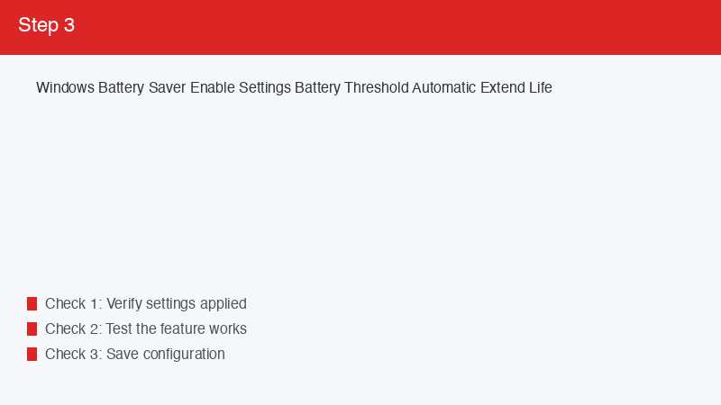 Windows Battery Saver Enable Settings Battery Threshold Automatic Extend Life