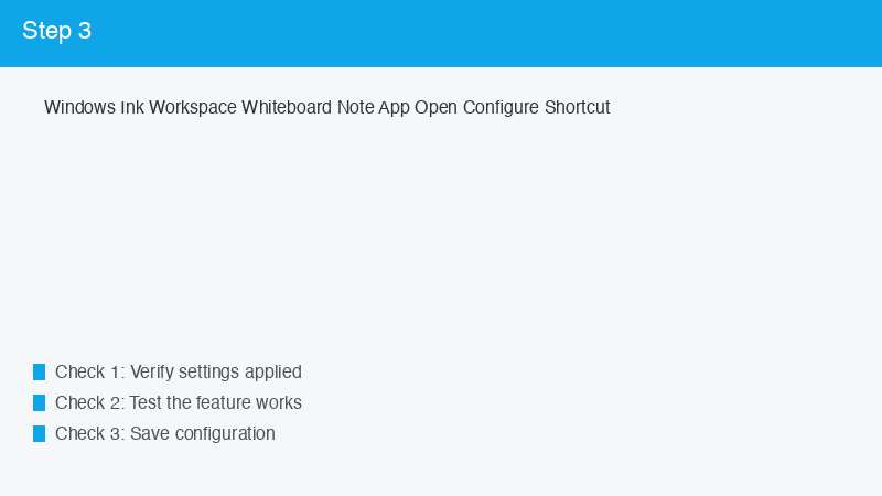 Windows Ink Workspace Whiteboard Note App Open Configure Shortcut