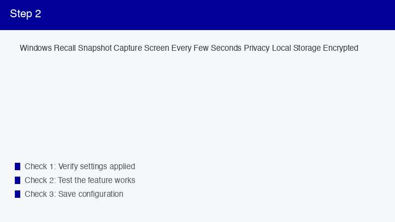 Windows Recall Snapshot Capture Screen Every Few Seconds Privacy Local Storage E