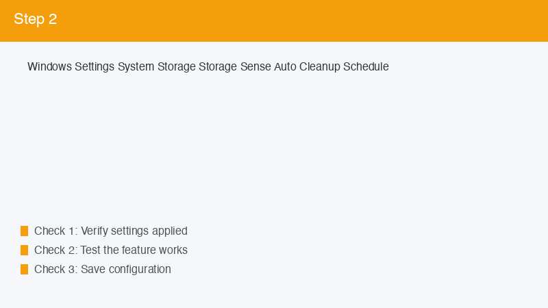 Windows Settings System Storage Storage Sense Auto Cleanup Schedule