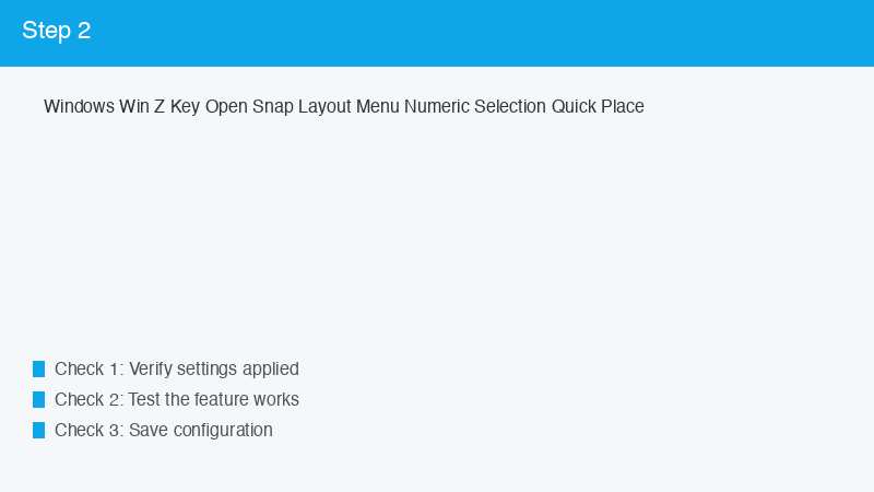 Windows Win Z Key Open Snap Layout Menu Numeric Selection Quick Place