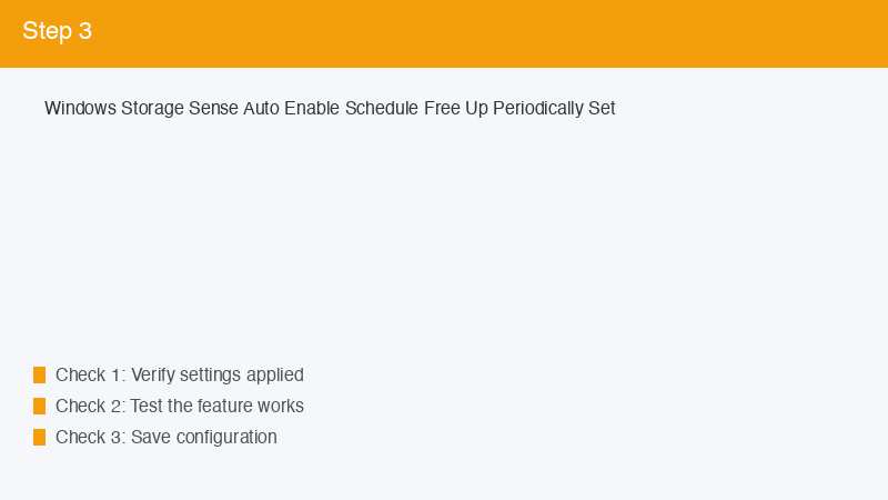 Windows Storage Sense Auto Enable Schedule Free Up Periodically Set
