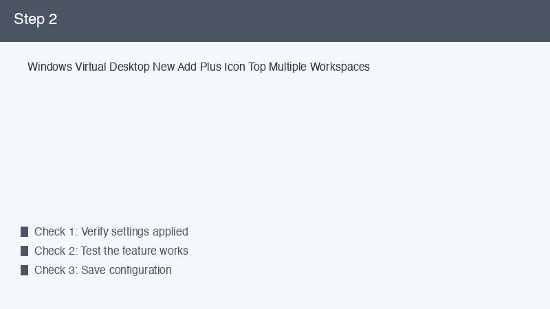 Windows Virtual Desktop New Add Plus Icon Top Multiple Workspaces