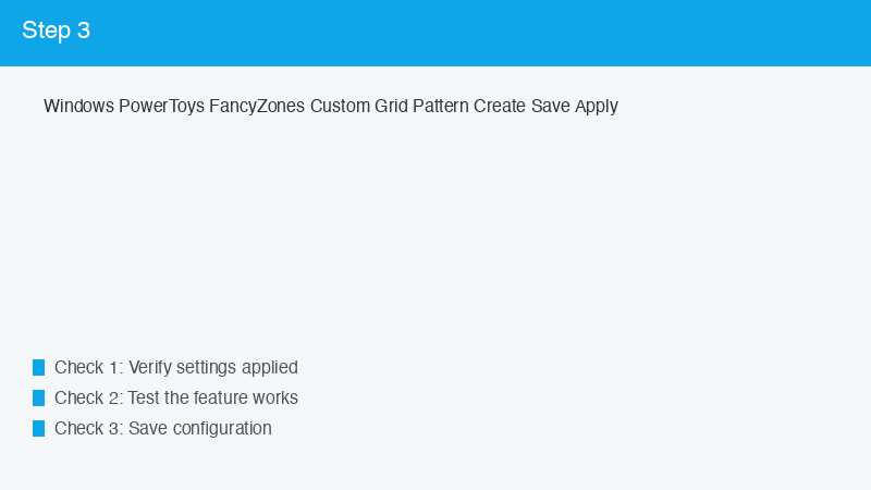 Windows PowerToys FancyZones Custom Grid Pattern Create Save Apply