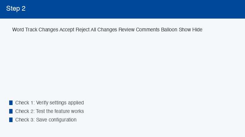 Word Track Changes Accept Reject All Changes Review Comments Balloon Show Hide