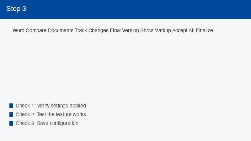 Word Compare Documents Track Changes Final Version Show Markup Accept All Finali