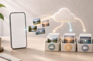 写真、動画、自動バックアップ、クラウド保存、保存先整理を整理した日本語アイキャッチ画像