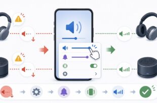 スマホ音量、無線イヤホン、スピーカー、音量安定化を整理した日本語アイキャッチ画像