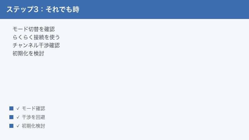 NEC Aterm Mode Switch Bridge AP Rakuraku Connect Channel Interference Reset