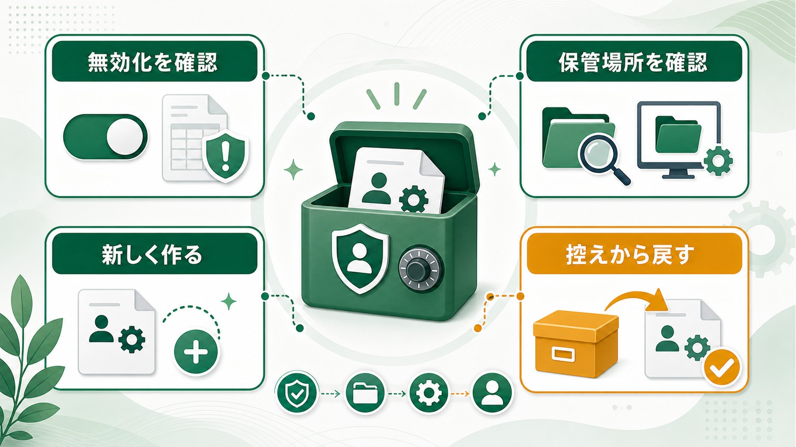 個人用マクロブックが使えない時に無効化保管場所新規作成控えから戻す手順を確認する図解