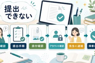 Google Classroomで課題が提出できない時に症状確認提出手順添付確認アカウント確認先生への連絡を順番に整理したアイキャッチ画像