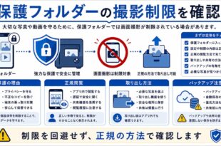 保護の理由、正規閲覧、取り出し方法、バックアップ注意を整理した日本語アイキャッチ画像