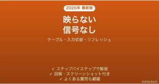 iiyamaモニターが映らない・信号なしになる原因と解決法完全ガイド