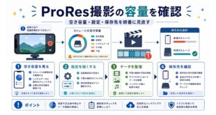 空き容量確認、設定見直し、データ整理、保存先確認を整理した日本語アイキャッチ画像