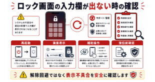 再起動、画面表示、補助操作、復旧前確認を整理した日本語アイキャッチ画像