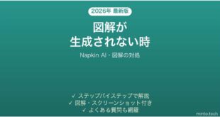 Napkin AIで図解が生成されない時の対処法