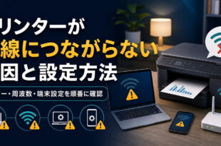 プリンターが無線につながらない原因と設定方法