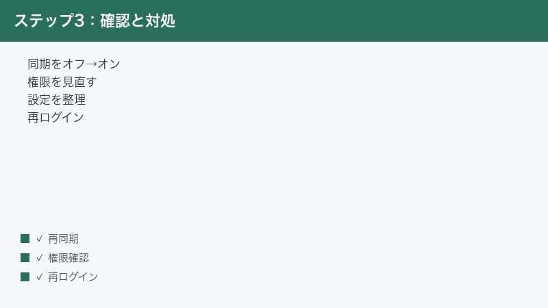 Reclaim toggle sync off on review permission tidy settings re-login