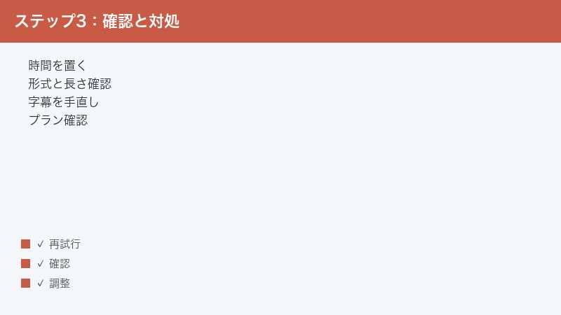 Vizard wait a while check format and length fix captions check plan
